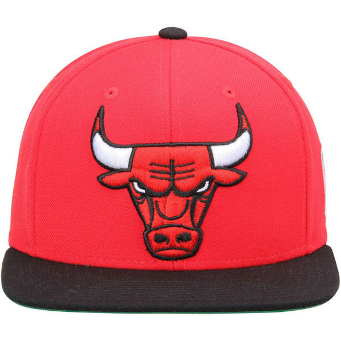 mitchell and ness chicago bulls championship hat